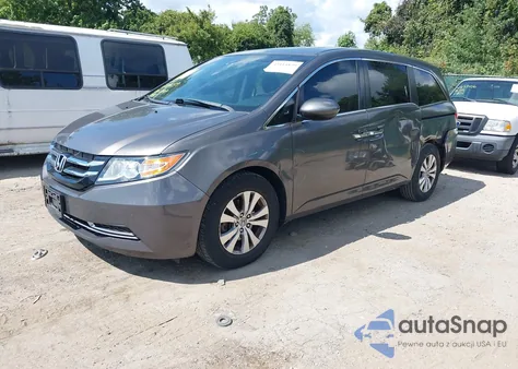 2016 Honda Odyssey Ex-L z USA, uszkodzony, nr VIN 5FNRL5H61GB003411